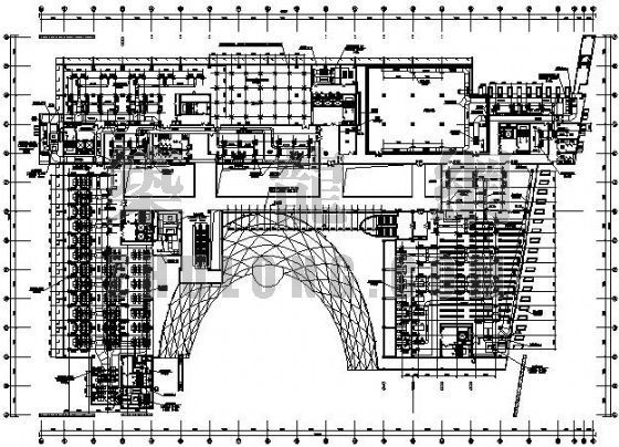 图书馆设计SU加平面图资料下载-南京某图书馆空调设计图