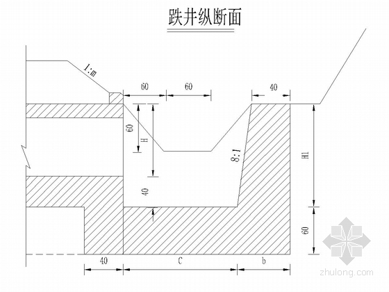 高速公路钢筋混凝土盖板涵通用图设计53张-跌井进水口构造图