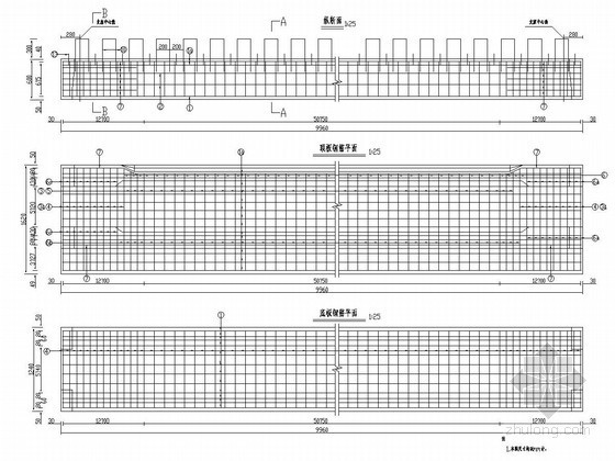 空心板桥边板钢筋构造图资料下载-2×10m预应力混凝土简支空心板桥边板钢筋构造图