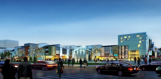 [安徽]新中式风格特色商业步行街设计方案文本-新中式风格特色商业步行街设计效果图 