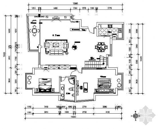 两层超市施工组织设计资料下载-两层小楼的室的设计