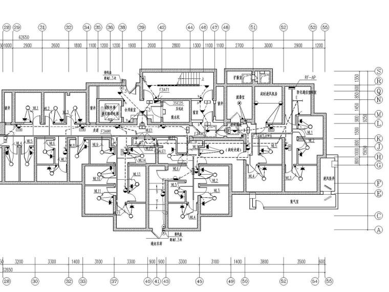 商业展示施工图资料下载-[河北]29层商业楼带人防地下室电气施工图