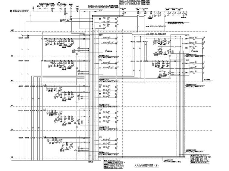 [江苏]三星级酒店电气施工图含绿色专篇（大院最新设计）-火灾自动报警系统图