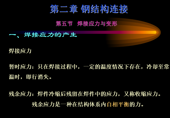 钢结构高强度螺栓连接设计作用效应符号-N资料下载-钢结构焊接应力与变形、螺栓连接