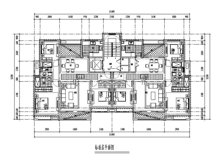 小区cad地下资料下载-济南中海小区住宅楼su模型+cad平面图+效果图（29张）