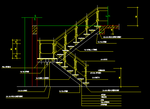 钢管钢楼梯资料下载-钢楼梯设计详图