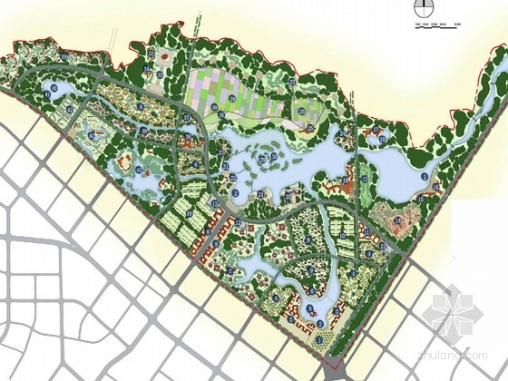 乡村旅游设计方案资料下载-[成都]新乡村主义生态湿地旅游度假区景观规划设计方案