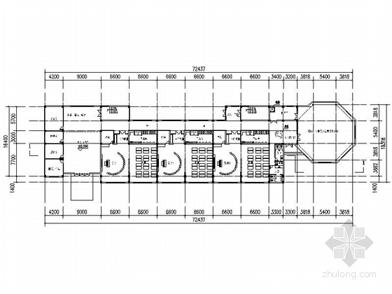 [河南]托斯卡纳风格住宅小区规划设计方案文本（含住宅及幼儿园cad）-托斯卡纳风格住宅小区规划设计方案平面图