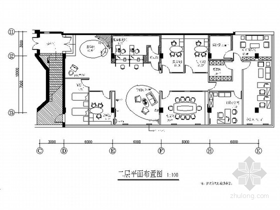 会议室精装修图资料下载-[北京]朝阳区现代大型金融服务支行精装修施工图