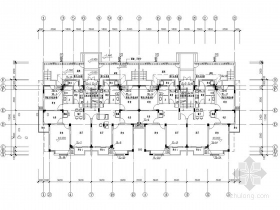 6层3单元式住宅楼资料下载-[安徽]六层单元式住宅楼给排水图纸