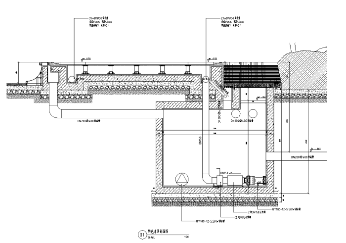 [上海]新中式别墅庭院景观设计施工图(赠部分效果图)