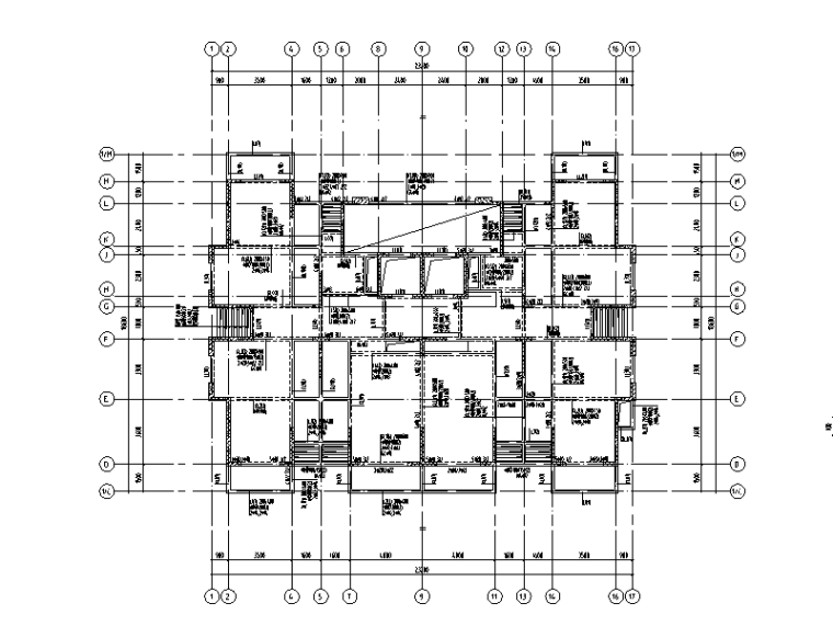 建筑外墙剪力墙结构施工图资料下载-[海南]22层钢混剪力墙结构住宅楼结构施工图