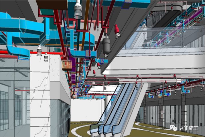 整合建筑,结构,给排水,暖通,电气等专业模型,形成整合的bim模型;设定