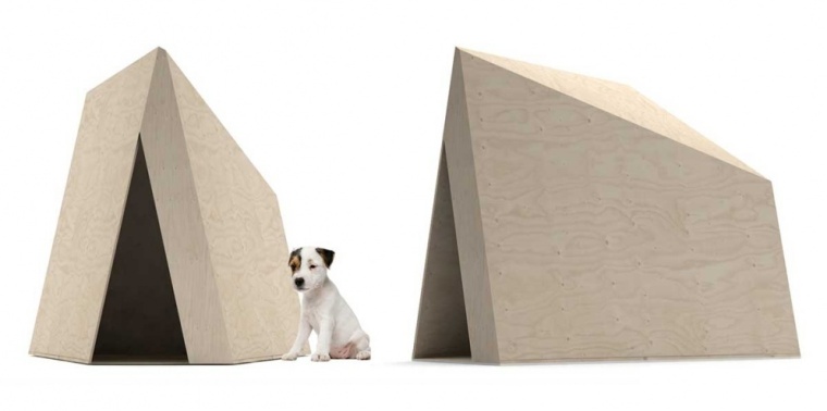 扎哈·哈迪德事务所内80名建筑师专为狗狗设计的小屋-2.jpg