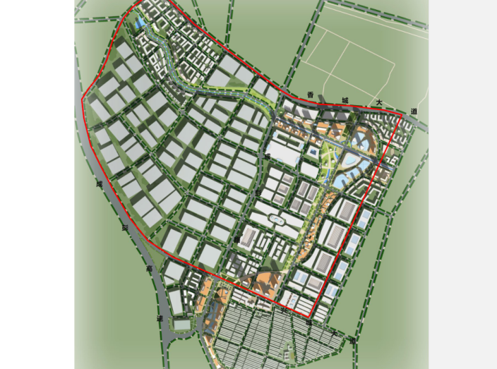 [四川]成都傢俱園區概念性城市設計方案文本-城市規劃-築龍建築設計