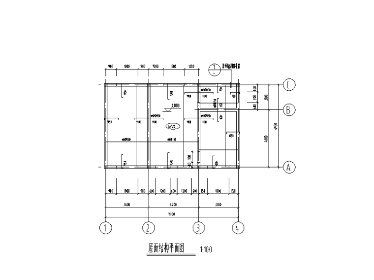 单层砖混结构建筑资料下载-单层砌体结构发电室结构施工图（2015）