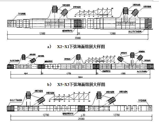 黄河大桥刚性悬索加劲连续钢桁梁变截面导梁多点顶推法安装方案57页-导梁安装方法