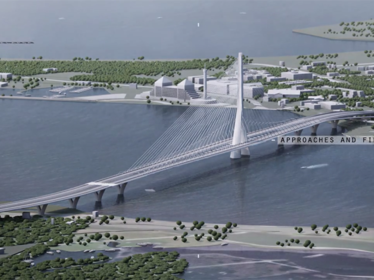 施工动画模拟资料下载-台湾淡江大桥设计施工模拟动画