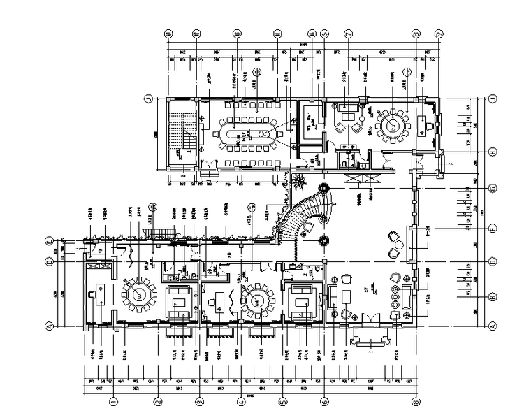 养生保健会所室内设计资料下载-云间柏庐会所空间设计施工图（附效果图）