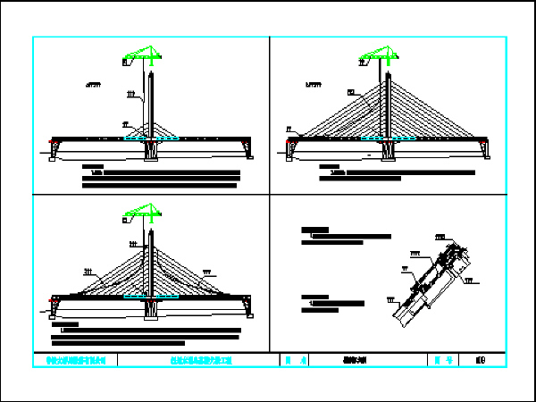 ps分析图详细步骤资料下载-桥梁斜拉索施工步骤图