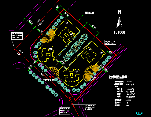 十八层框剪结构电梯商住楼建筑图纸