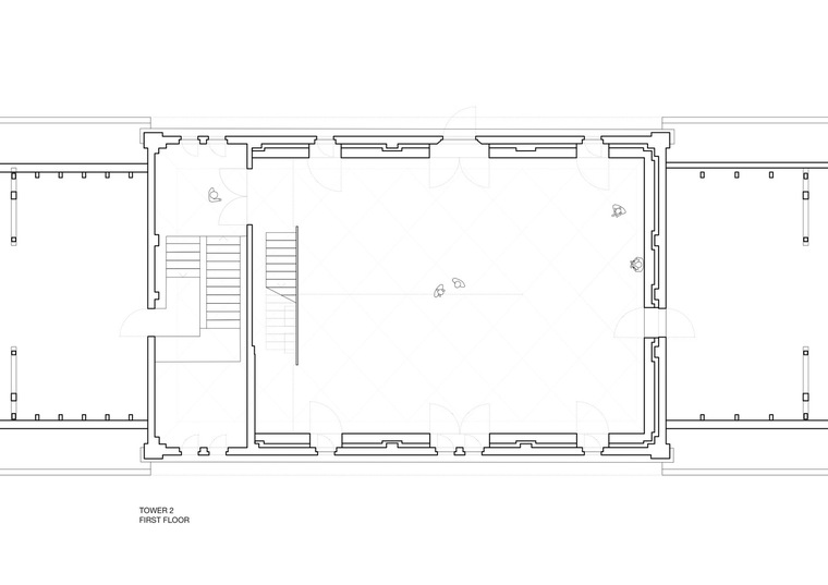 德国明斯特文化校园（悬臂木结构）-TOWER_2_FIRSTFLOOR