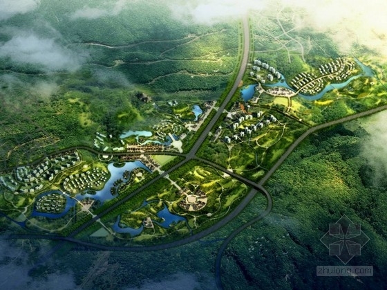 四川国际休闲度假区资料下载-[成都]生态化主题旅游度假区规划设计方案文本（高端低碳）