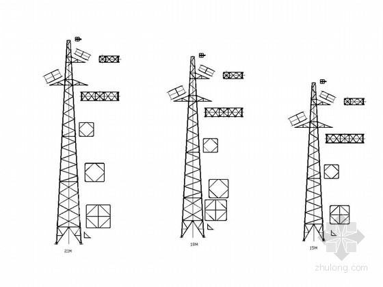 电力铁塔 示意图图片