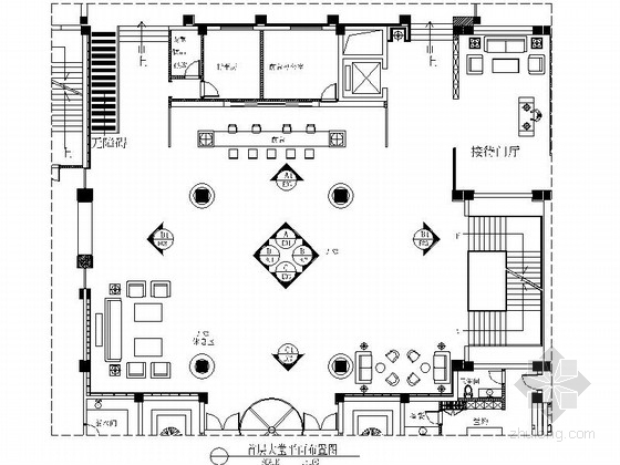 高档酒店建筑建筑施工图资料下载-[山西]高档酒店大堂装修施工图