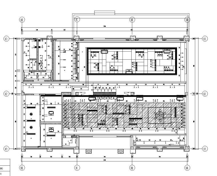 帝凯设计-风景晨园销售中心室内施工图设计（包含实景图）-灯具定位图