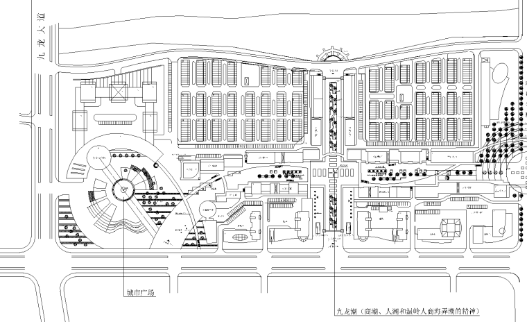 [浙江]杭州东海居住区景观设计CAD施工图 （PSD效果图，文本，概算）-[浙江]杭州东海居住区景观设计CAD施工图 1-3 北区