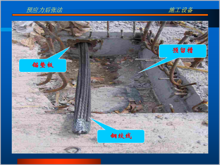 后张法预应力施工流程资料下载-预应力后张法培训讲义总结