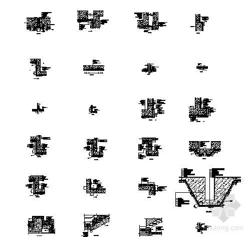 基坑集水井施工图纸资料下载-集水井节点详图