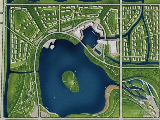 未来科技城水乡湿地资料下载-[山东]黄河三角洲湿地公园景观设计