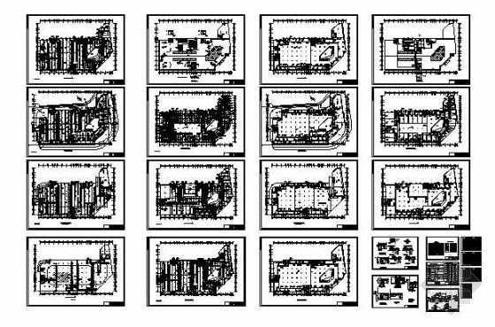 商场空调cad图纸资料下载-南方某商场空调图纸