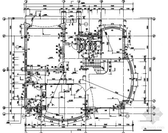 某两层坡地别墅建筑方案图-3