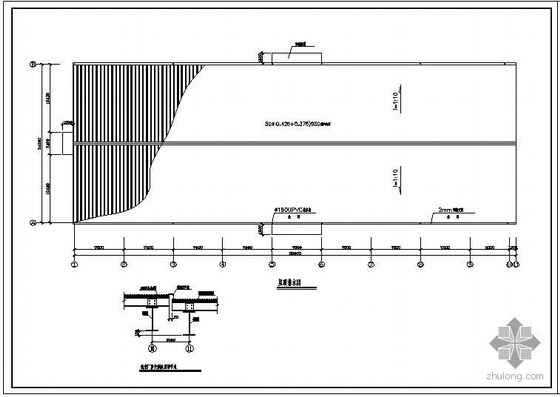 19米跨钢结构厂房资料下载-某2×25米跨钢结构厂房图纸