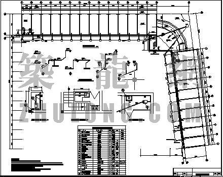 钢结构菜市场CAD施工图资料下载-蔬菜市场水电设计图