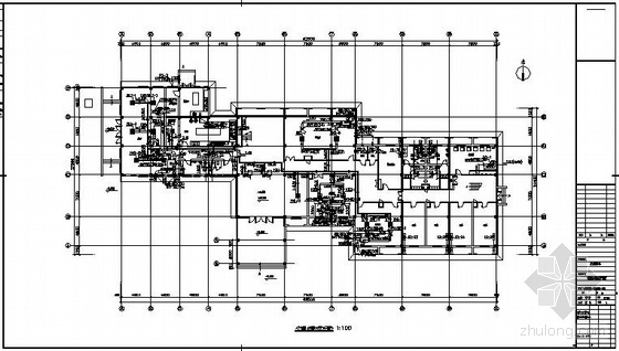 美术馆暖通CAD图资料下载-国家某基地生活服务楼暖通设计全套图
