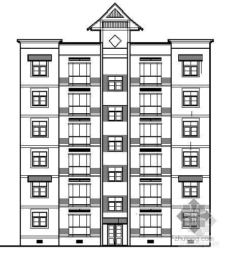 住宅建工图资料下载-[免费资料]天奇花园小区住宅群建筑施工图