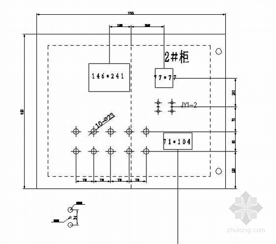 机柜图纸.dwg资料下载-KYN28A-12电动机柜接线原理图