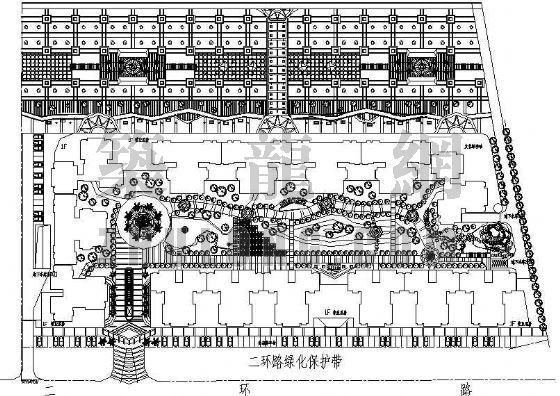 小区绿化改造方案图资料下载-\世纪锦绣\花园绿化方案图