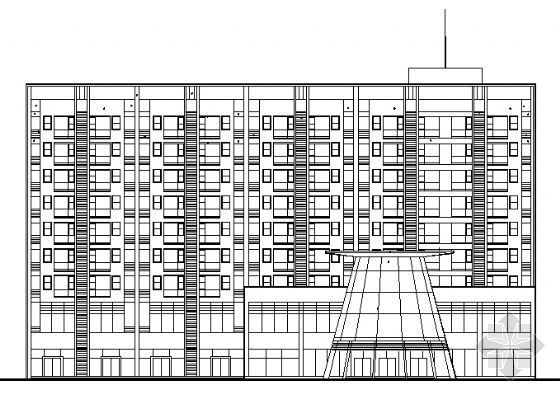 单元式多层住宅方案设计图资料下载-成都十里彩云间A座九层住宅楼建筑方案图