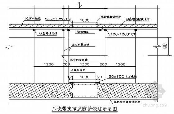 清水混凝土模板施工技术资料下载-清水混凝土模板施工技术交底（节点图）