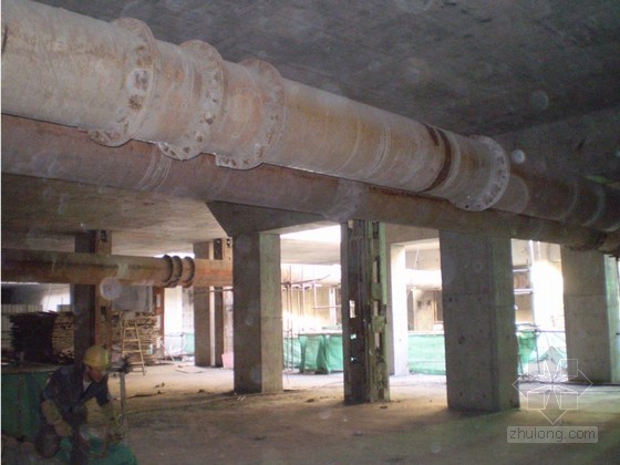 逆作法格构梁资料下载-建筑工程地铁车站顺逆作法同时施工工法