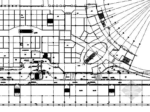 大型公园设计cad平面图资料下载-[广东]超大型主题购物公园热带雨林区景观设计施工图