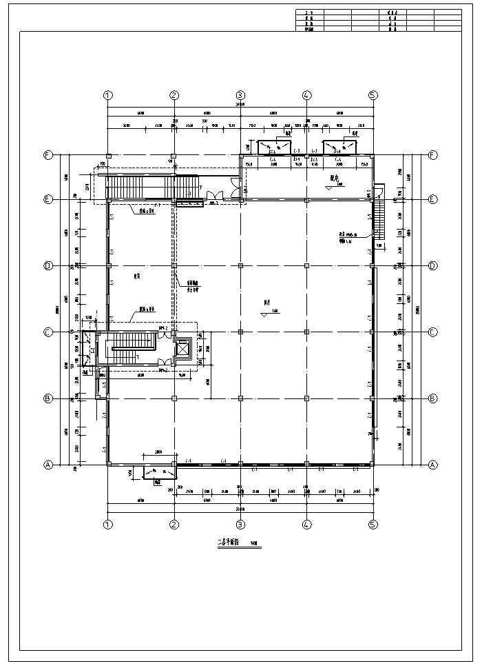 室内设计平面图完整施工图资料下载-某生态园餐厅室内设计平面施工图（10张）