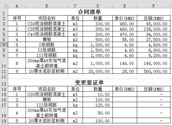 工程造价中12个简单的Excel应用技巧_5