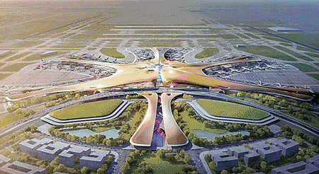 中建四局机场资料下载-揭秘 |中建八局为您解读世界新七大奇迹之首——北京新机场