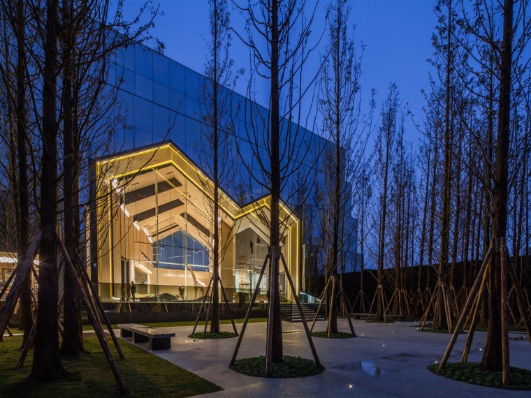 森林公园建筑设计资料下载-重庆万科森林公园销售及展示中心